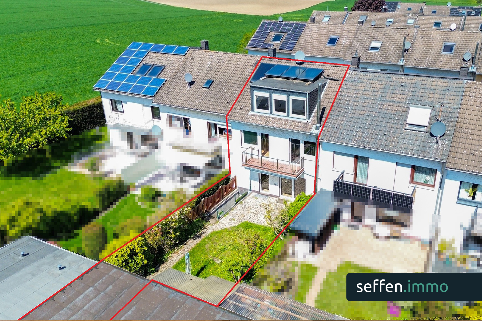 Familienfreundliches Reihenmittelhaus mit 5 Zimmern, Garten, Solaranlage und Garage in Glessen