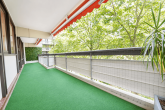 Elegante 3-4-Zimmer-Wohnung, zentral in Köln-Weiden mit 2 Balkonen und Tiefgaragenstellplatz - West-Balkon 1