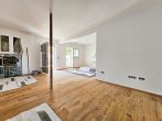 Neubaucharakter: EG-Maisonette-Wohnung mit Dachterrasse und Parkplatz in Köln-Niehl - Wohnbereich