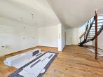 Erstbezug nach Kernsanierung: EG-Maisonette-Wohnung mit Dachterrasse und Stellplatz in Köln-Niehl - Küche und Wohnbereich