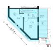 Neubaucharakter: EG-Maisonette-Wohnung mit Dachterrasse und Stellplatz in Köln-Niehl - Grundriss Obergeschoss