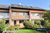 Geräumiges Reihenmittelhaus mit Dachaufstockung, Garten und Garage in Frechen-Bachem - Außen Ansicht Gartenseite