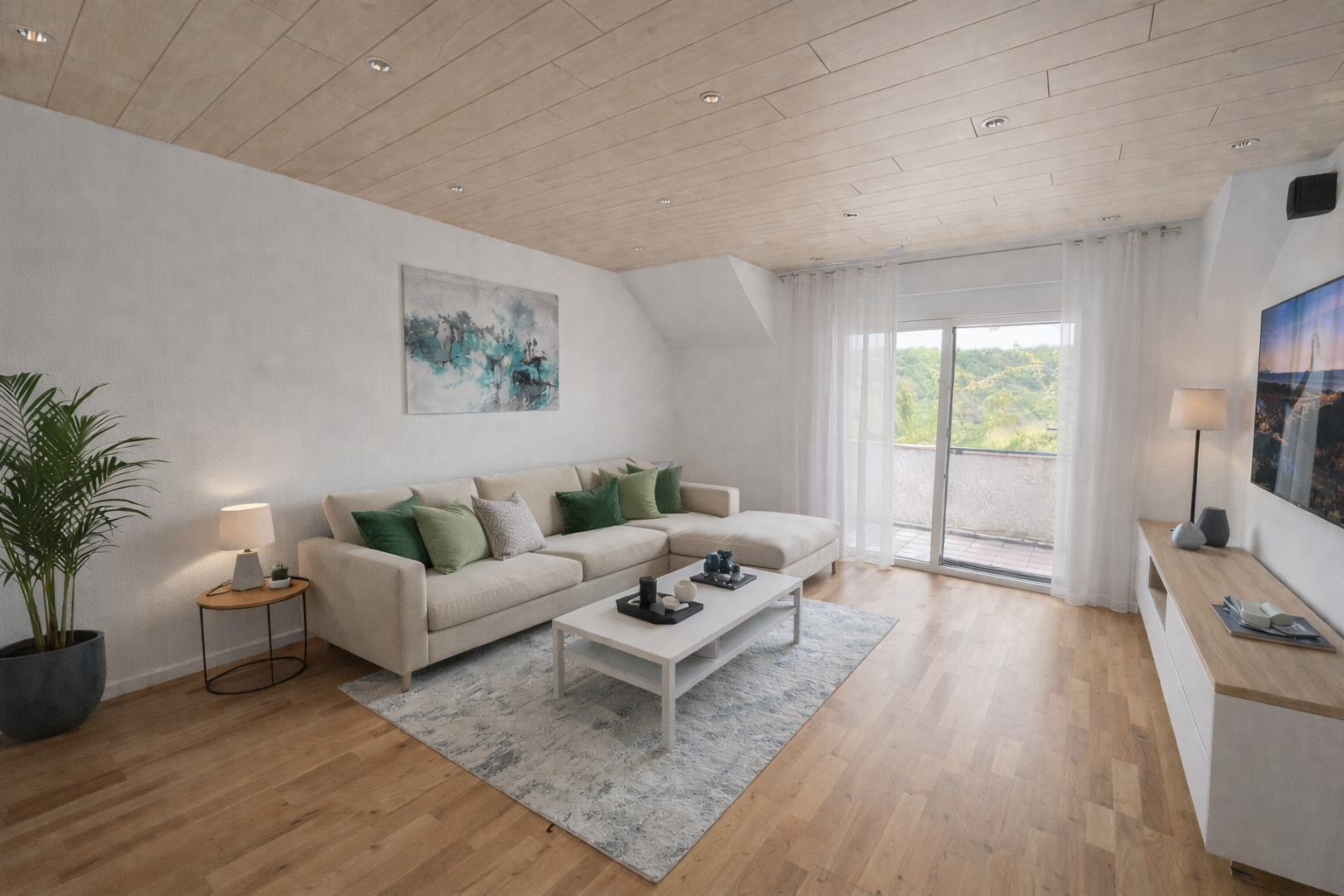 Renovierte 3-Zimmer-Wohnung mit Loggia und Stellplatz in ruhigem 6-Parteienhaus