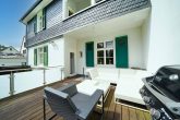 Altbau-Eleganz: Vielseitig nutzbar & modernisiert - Stadtvilla in Bestlage von Bergisch-Neukirchen! - Sonnenterrasse im EG