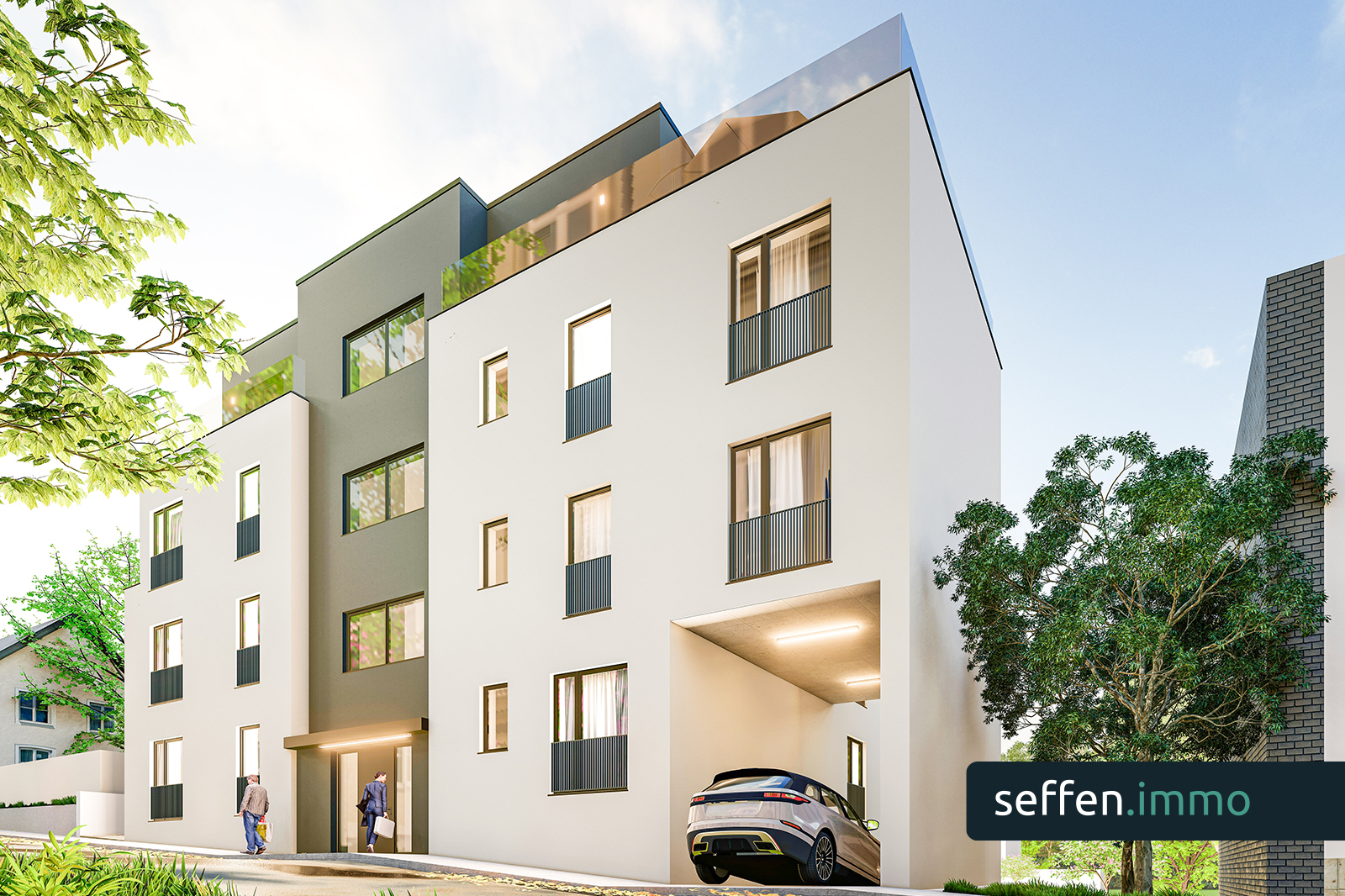 *NEUBAU: Luxuriöse Erdgeschoss-Wohnung! Bezugsfertig & mit Carport in zentraler Lage von Lennep*