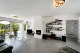 Top-Angebot im Kölner Süden: Modernes & sehr gepflegtes Einfamilienhaus mit Garage in Rondorf - Wohnzimmer