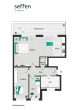 Moderne Penthousewohnung mit Dachterrasse, Tiefgarage und Effizienzklasse A+ in Leichlingen - Grundriss