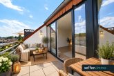 Wohnen auf zwei Ebenen! Helle Maisonettewohnung mit Balkon und Garage in Köln-Mengenich - Balkon- KI generiert
