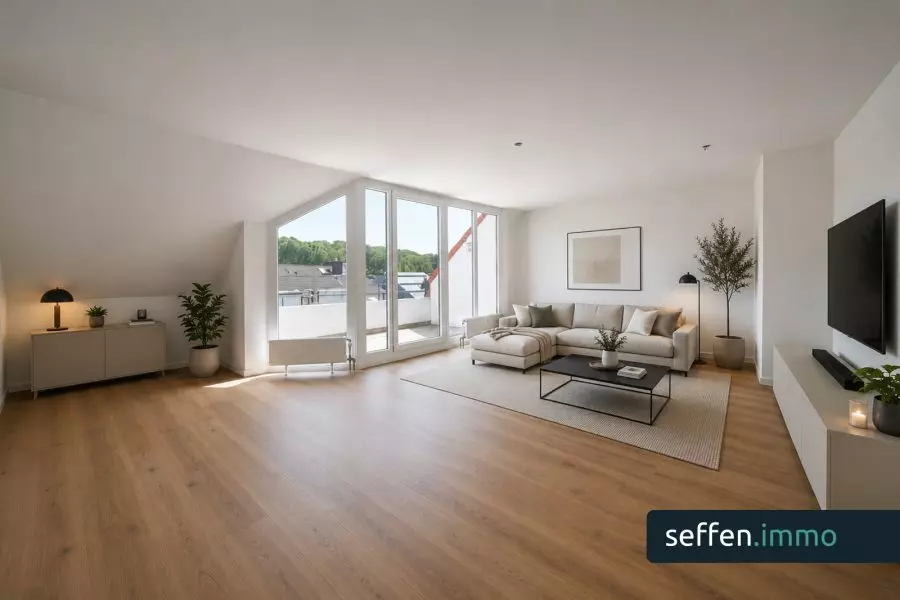 Stilvolle Maisonettewohnung mit Garage, Balkon und Platz für die ganze Familie in Köln-Mengenich