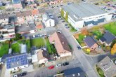 Schöner Grundriss: Bungalow mit Vollkeller und großer Dachausbaureserve zentral in Bedburg-Kaster - Luftaufnahme