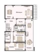 Schöner Grundriss: Bungalow mit Vollkeller und großer Dachausbaureserve zentral in Bedburg-Kaster - Grundriss Erdgeschoss