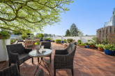 Stadthaus mit 2 Gewerbeeinheiten & 583 m² Grundstück in Köln-Bilderstöckchen - Flachdach Terrasse