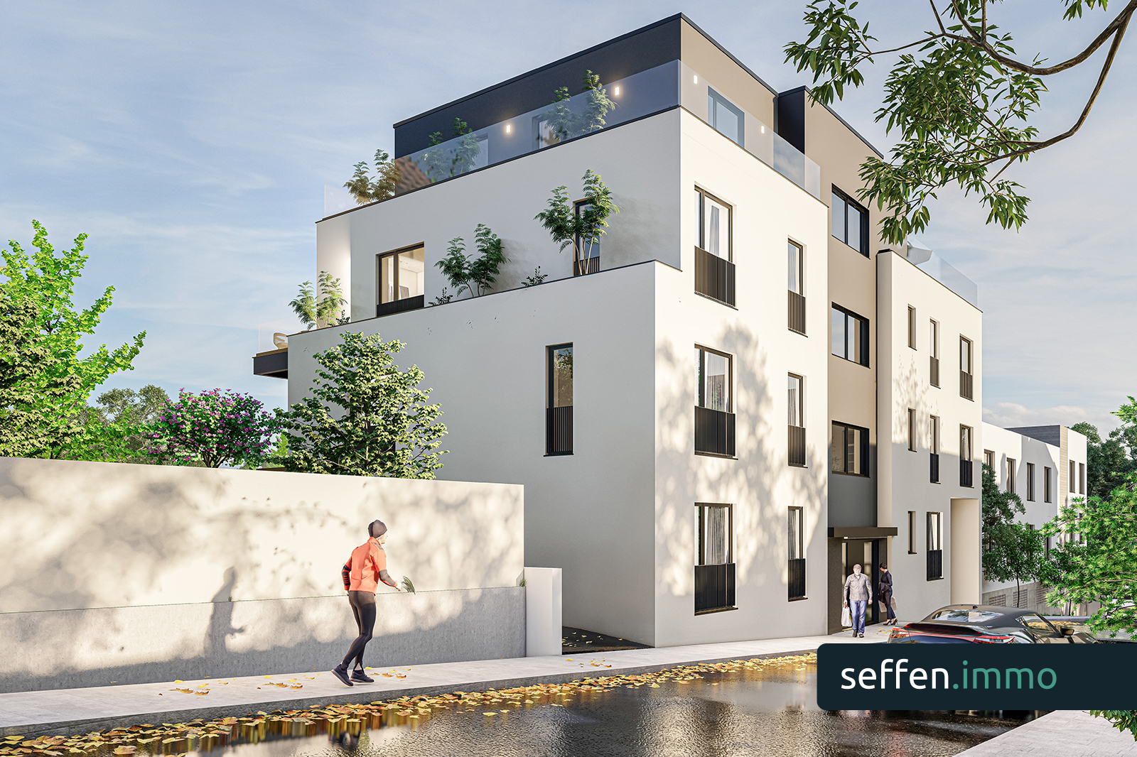 *NEUBAU: Luxuriöse Etagen-Wohnung! Bezugsfertig & mit Carport in zentraler Lage von Lennep*