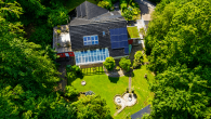 Architektonisches Unikat mit Waldgrundstück in Burscheid-Landscheid - Drohnenaufnahmen