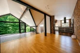 Provisionsfrei! Besonderes Zuhause in idyllischer Waldlage – Burscheid-Landscheid - Wohn- und Lebensbereich