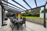 Exklusives KfW-40-Plus Einfamilienhaus mit Smart Home, Sauna & Doppelgarage in Bedburg-Kaster - Terrasse